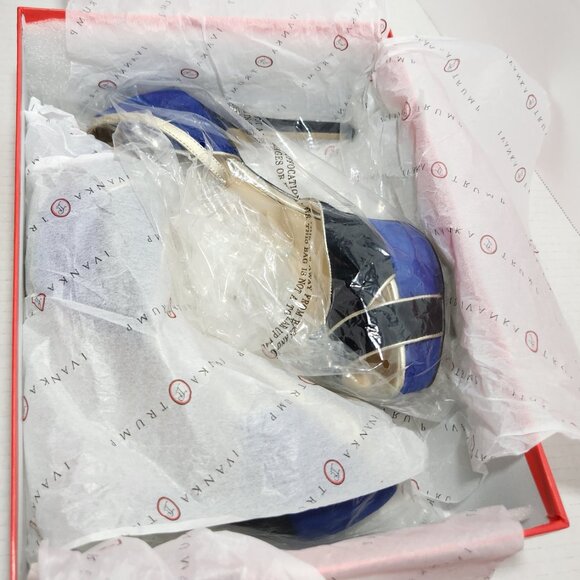 Ivanka Trump Kyra2 Peep-toe Suede Platform High Heels - Picture 10 of 11